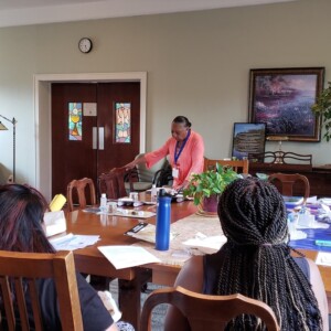 Meet and Greet, Welcome by Reverend Sandra Hadland, Pledge 2022