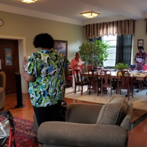 Meet and Greet, Welcome by Reverend Sandra Hadland, Pledge 2022